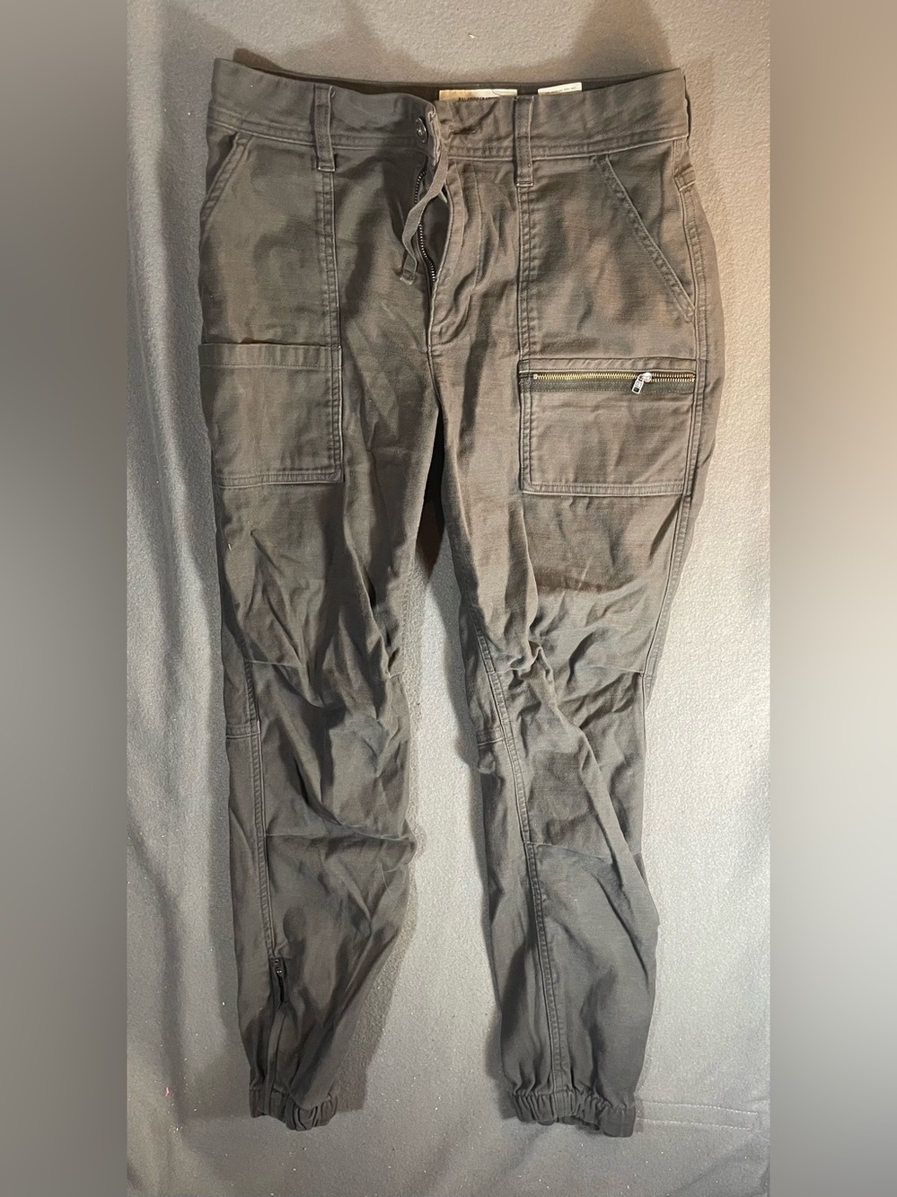 REI Co-op Trailmade Joggers Charcoal Gray Utility Cargo Pants - Size 8